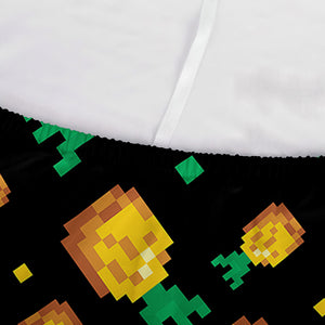 8-Bit Pixel Pineapple Print Sofa Cover