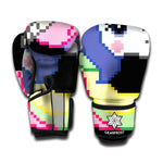 8-Bit Pixel Unicorn Print Boxing Gloves