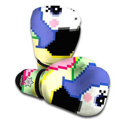 8-Bit Pixel Unicorn Print Boxing Gloves