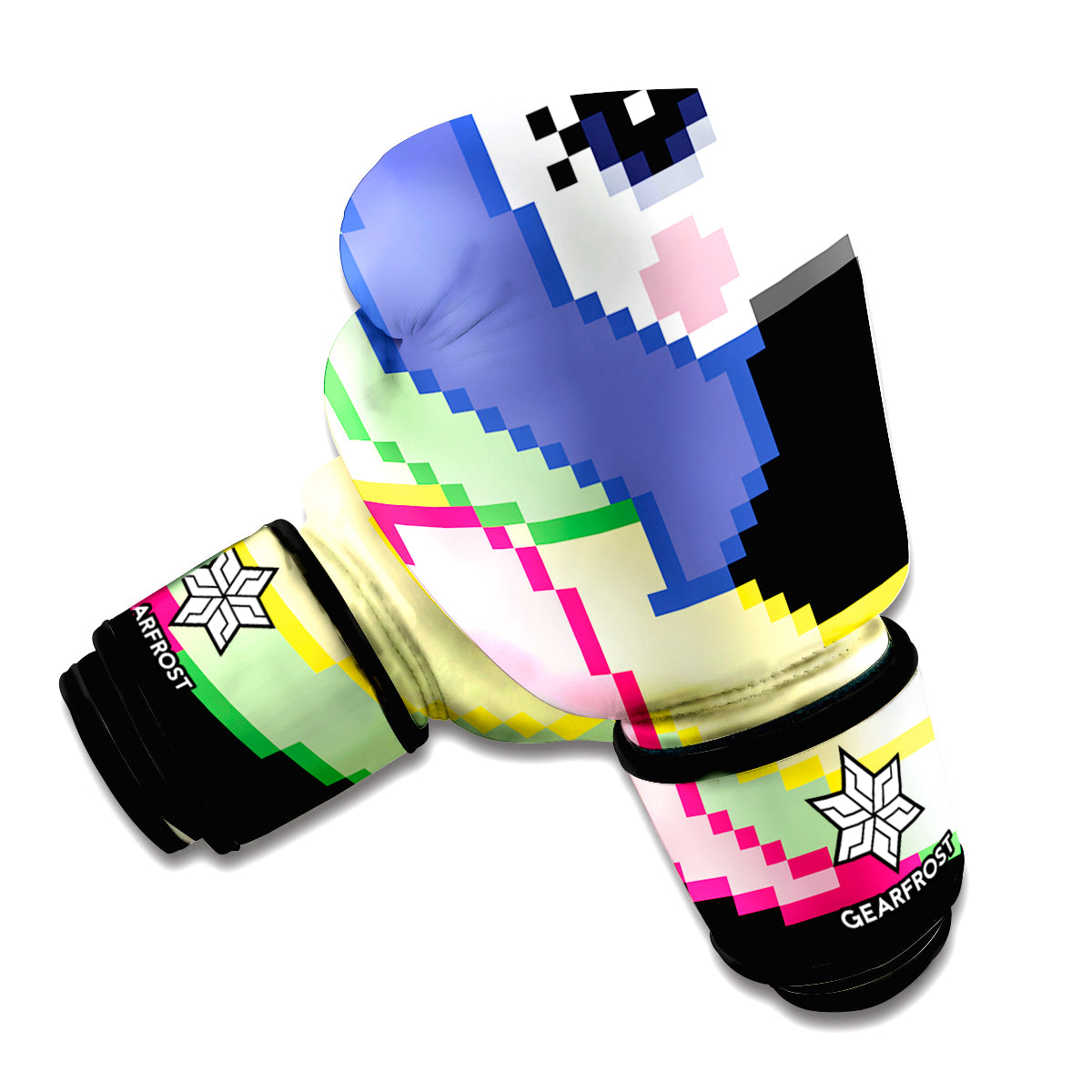 8-Bit Pixel Unicorn Print Boxing Gloves
