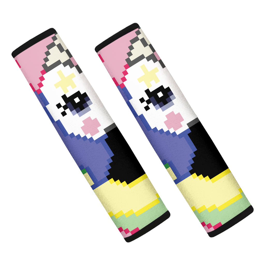 8-Bit Pixel Unicorn Print Car Seat Belt Covers
