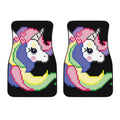 8-Bit Pixel Unicorn Print Front Car Floor Mats