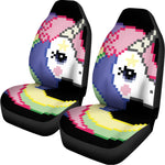 8-Bit Pixel Unicorn Print Universal Fit Car Seat Covers