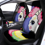 8-Bit Pixel Unicorn Print Universal Fit Car Seat Covers