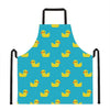 8-Bit Rubber Duck Pattern Print Apron