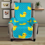 8-Bit Rubber Duck Pattern Print Armchair Protector