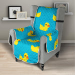 8-Bit Rubber Duck Pattern Print Armchair Protector