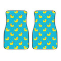 8-Bit Rubber Duck Pattern Print Front Car Floor Mats