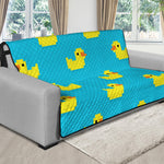 8-Bit Rubber Duck Pattern Print Futon Protector