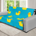 8-Bit Rubber Duck Pattern Print Futon Protector