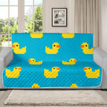 8-Bit Rubber Duck Pattern Print Futon Protector