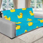 8-Bit Rubber Duck Pattern Print Futon Protector