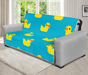 8-Bit Rubber Duck Pattern Print Futon Protector