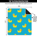 8-Bit Rubber Duck Pattern Print Futon Protector