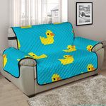 8-Bit Rubber Duck Pattern Print Half Sofa Protector