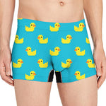 8-Bit Rubber Duck Pattern Print Men's Boxer Briefs