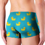 8-Bit Rubber Duck Pattern Print Men's Boxer Briefs