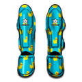 8-Bit Rubber Duck Pattern Print Muay Thai Shin Guards
