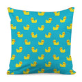 8-Bit Rubber Duck Pattern Print Pillow Cover