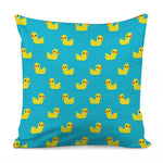 8-Bit Rubber Duck Pattern Print Pillow Cover