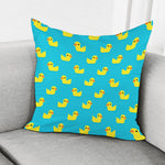 8-Bit Rubber Duck Pattern Print Pillow Cover