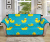 8-Bit Rubber Duck Pattern Print Sofa Protector