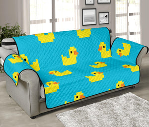 8-Bit Rubber Duck Pattern Print Sofa Protector