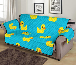 8-Bit Rubber Duck Pattern Print Sofa Protector