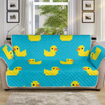 8-Bit Rubber Duck Pattern Print Sofa Protector