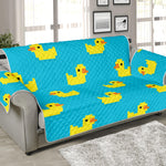 8-Bit Rubber Duck Pattern Print Sofa Protector