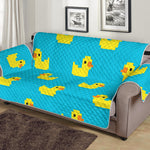 8-Bit Rubber Duck Pattern Print Sofa Protector