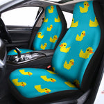 8-Bit Rubber Duck Pattern Print Universal Fit Car Seat Covers