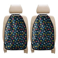 8-Bit Video Game Monsters Pattern Print Car Seat Organizers