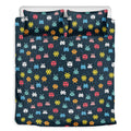 8-Bit Video Game Monsters Pattern Print Duvet Cover Bedding Set