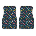 8-Bit Video Game Monsters Pattern Print Front Car Floor Mats
