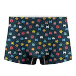 8-Bit Video Game Monsters Pattern Print Men's Boxer Briefs