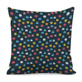 8-Bit Video Game Monsters Pattern Print Pillow Cover