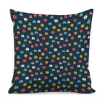 8-Bit Video Game Monsters Pattern Print Pillow Cover