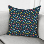 8-Bit Video Game Monsters Pattern Print Pillow Cover