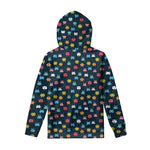 8-Bit Video Game Monsters Pattern Print Pullover Hoodie