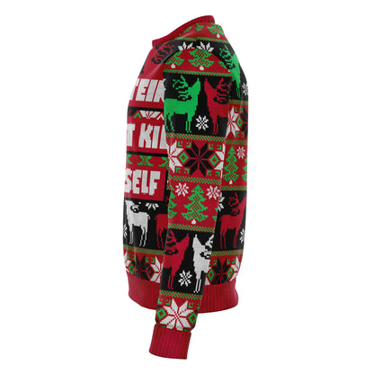 Epstein Didn't Kill Himself Ugly Christmas Sweater