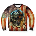 American Spartan Warrior Soldier Crewneck Sweatshirt