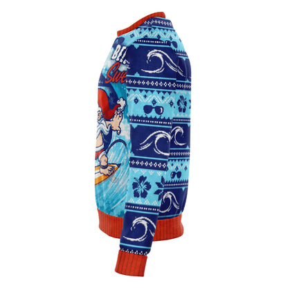 Jingle Bells Surfing Swells Ugly Christmas Sweater