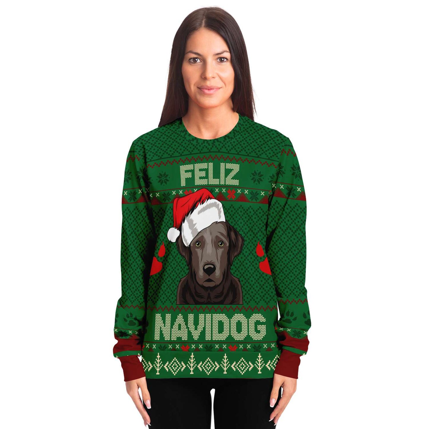 Labrador Feliz Navidog Ugly Christmas Sweater