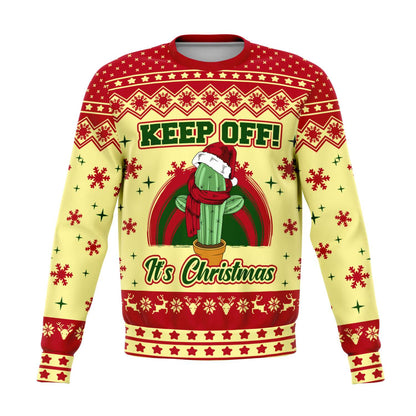 Keep Off It's Christmas Ugly Christmas Sweater