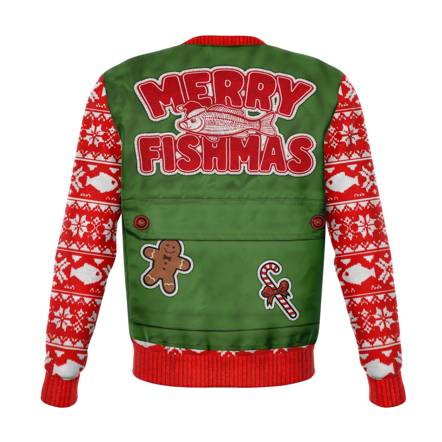 Merry Fishmas Christmas Crewneck Sweatshirt