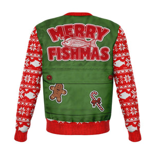 Merry Fishmas Christmas Crewneck Sweatshirt