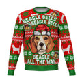 Beagle Bells Beagle All The Way Christmas Crewneck Sweatshirt