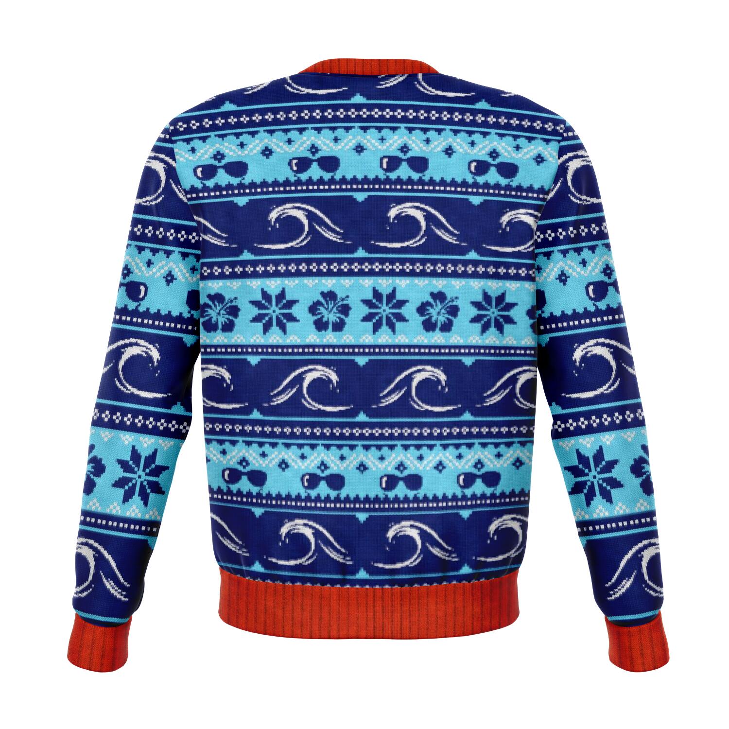 Jingle Bells Surfing Swells Christmas Crewneck Sweatshirt