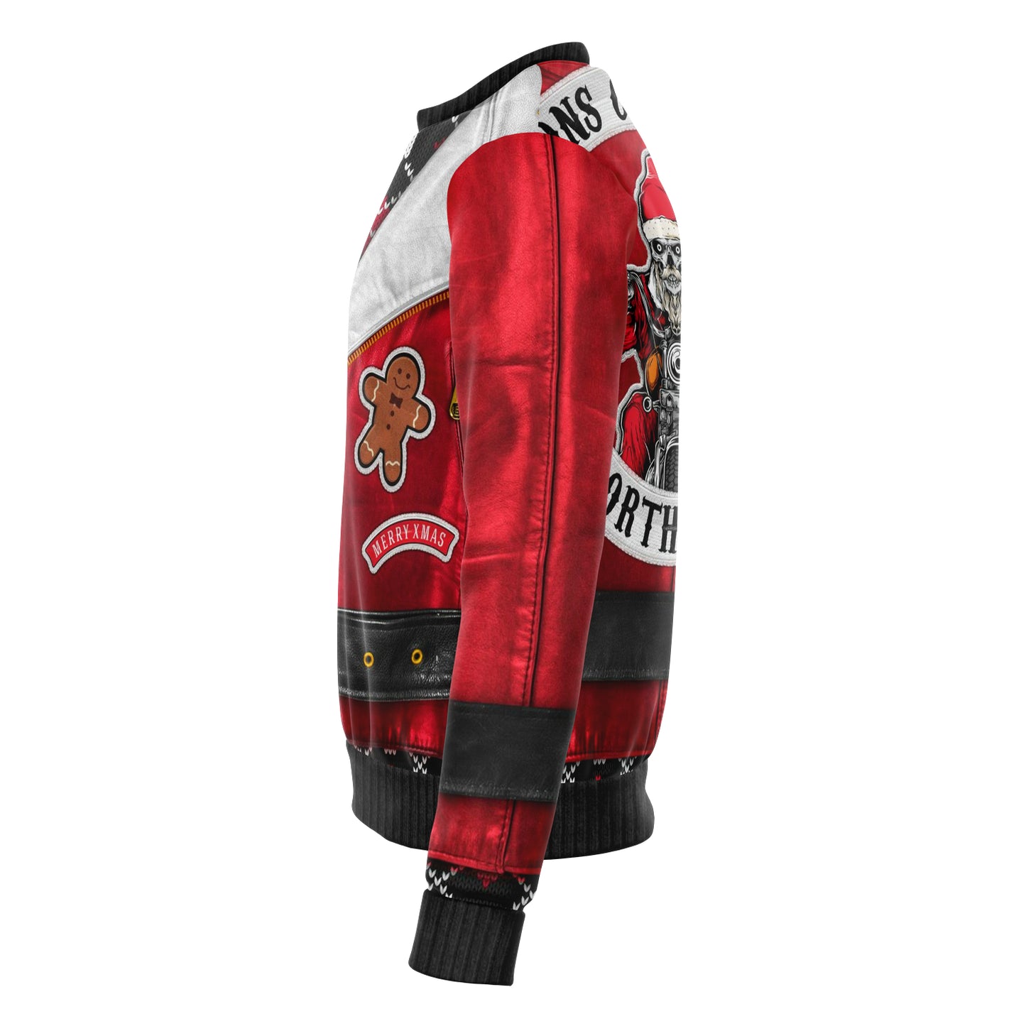 Sons Of Santa North Pole Red Ugly Christmas Sweater